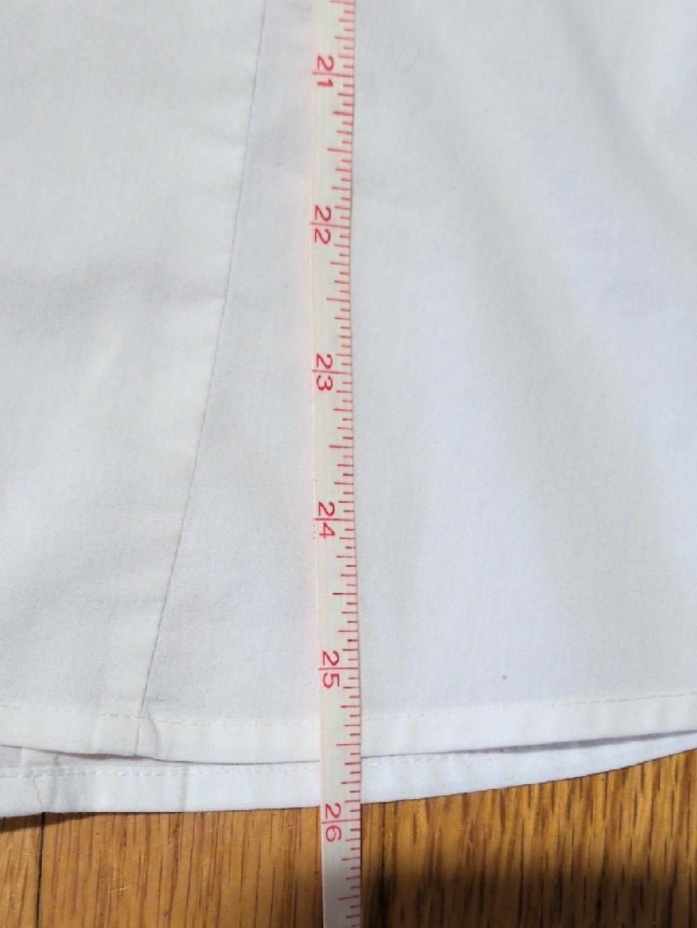 Worthington women's White Stretch Button-Up poplin Shirt size 14 - Picture 10 of 10